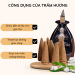 Nụ Trầm Hương Khói Ngược Loại Thường 12 Năm - Hộp 40 Nụ 11 Công dụng của Nụ Trầm Hương Khói Ngược Loại Thường 12 Năm