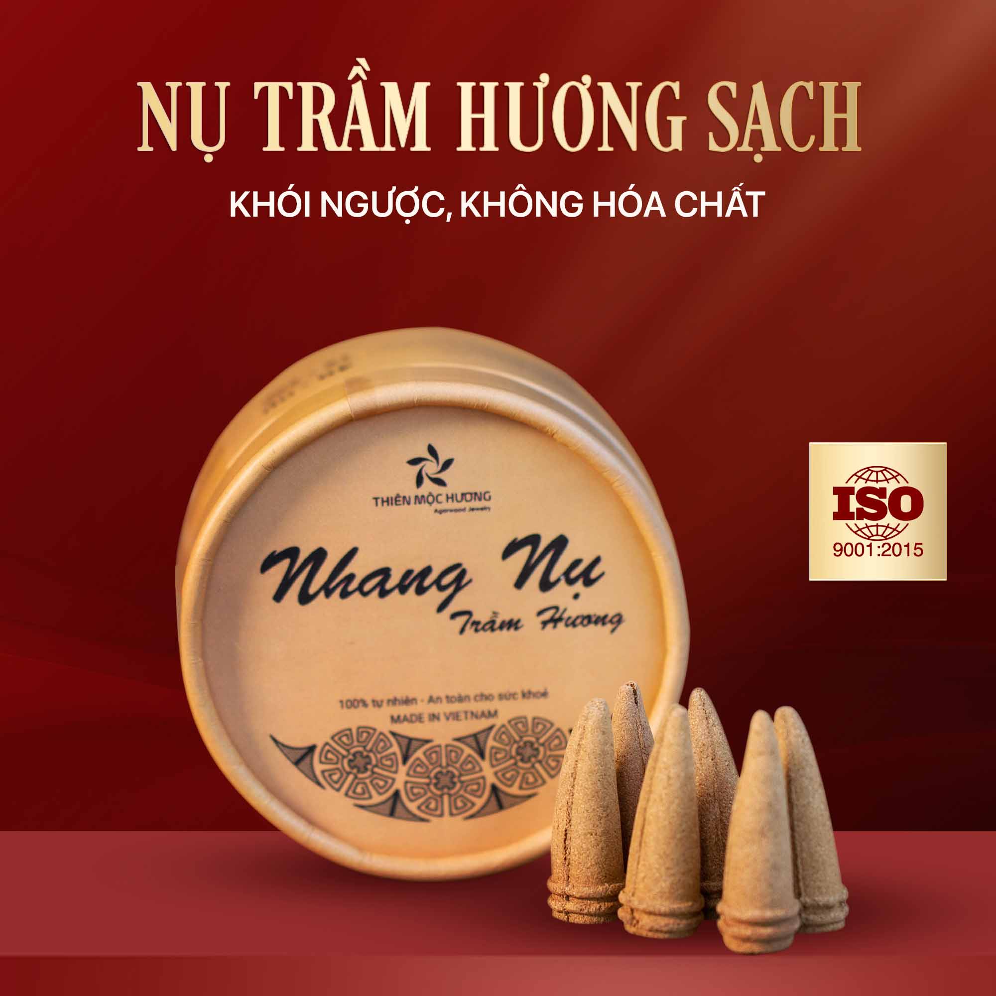 Nụ Trầm Hương Khói Ngược Loại Thường 12 Năm - Hộp 40 Nụ 1 Nụ Trầm Hương Khói Ngược Loại Thường 12 Năm - Hộp 40 Nụ