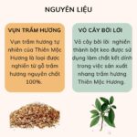 Nguyên liệu tạo nên Combo Nhang Khoanh Trầm Hương 12 Năm Tặng Kèm Lư Sứ