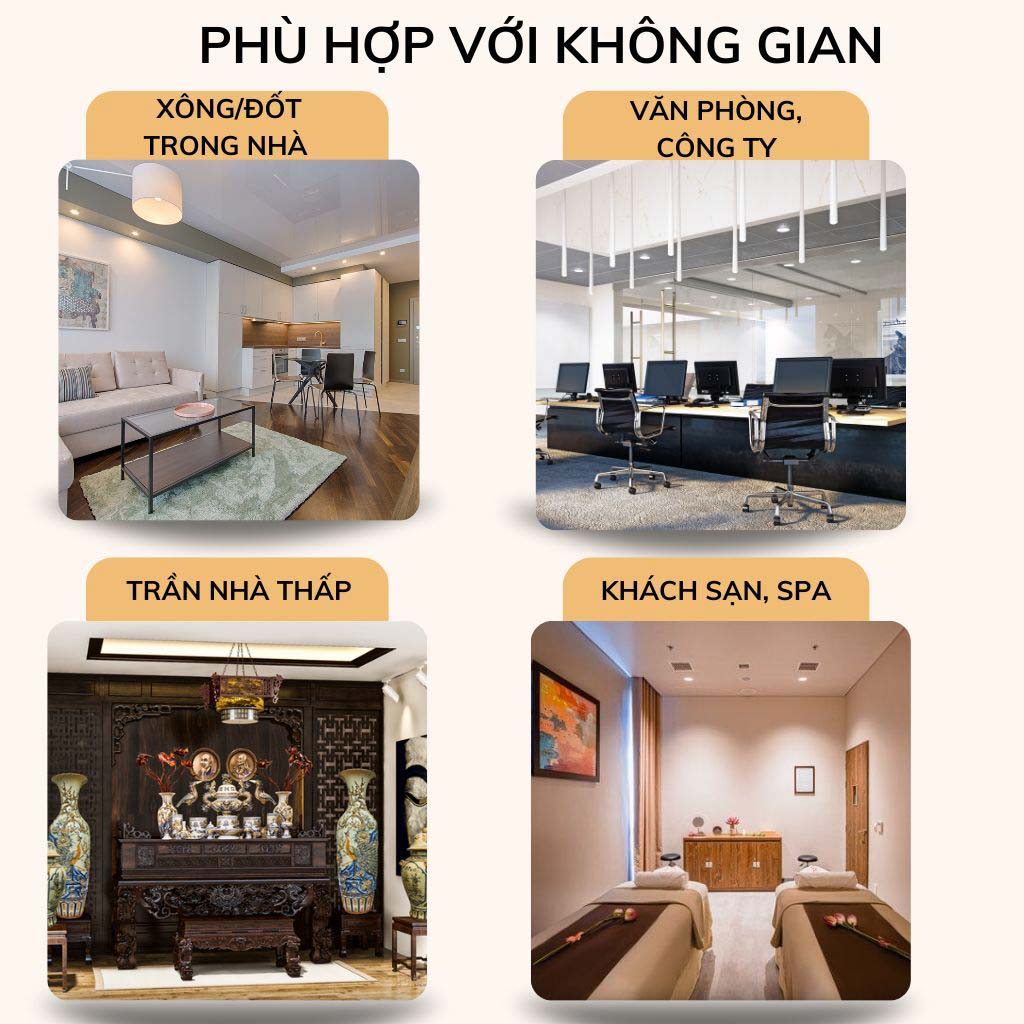 Nhang Sạch Trầm Hương Thiên Mộc Hương Loại 8 Năm - 40cm 6 Nhang Sạch Trầm Hương Thiên Mộc Hương Loại 8 Năm - 40cm - Phù hợp với mọi không gian