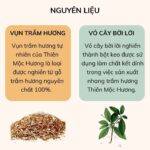 Nguyên liệu tạo nên Nụ Trầm Hương Khói Ngược Thượng Phẩm Loại 25 Năm – Hộp 40 Nụ
