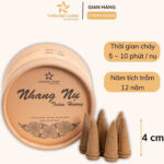 Combo Nhang Nụ Trầm Hương 12 Năm và Lư Đồng 12 Combo Nhang Nụ Trầm Hương 12 Năm và Lư Đồng - Thời gian cháy từ 5-10 phút/nụ