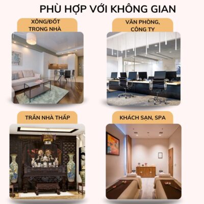 Combo Trải Nghiệm Nhang Sạch Trầm Hương Ít Khói, Thơm Lâu - Phù hợp với mọi không gian